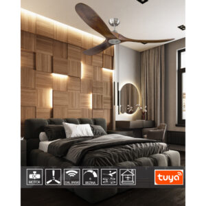 Plafonski ventilator KBS 5218 Nickel+Wood