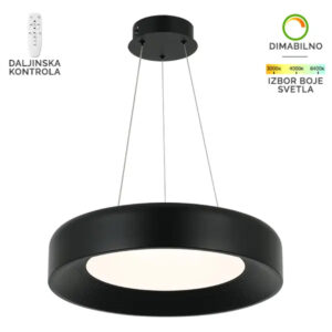LED viseća lampa F2096-67V BK FORMA