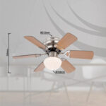 PLAFONSKI VENTILATOR UGO 0307 GLOBO LIGHTING g