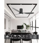 Plafonski ventilator 52K019 Bk+BK a