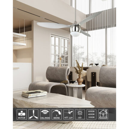 Plafonski ventilator KBS 4401 Nickel