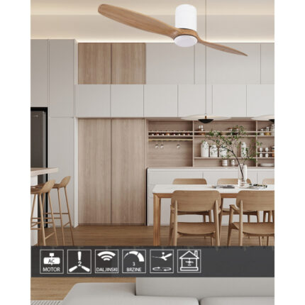 Plafonski ventilator KBS 4836 WH+Natural wood