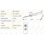 Plafonski ventilator KBS 4836 info