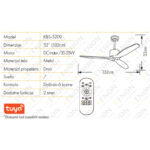 Plafonski ventilator KBS 5209 Info