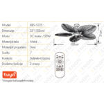 Plafonski ventilator KBS 5225 Coffee info