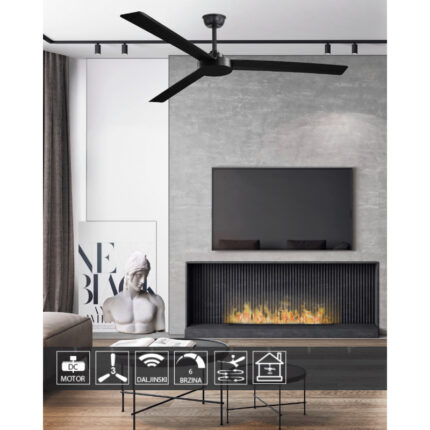 Plafonski ventilator KBS 5236 Black