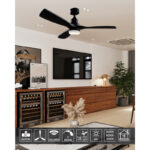 Plafonski ventilator KBS 5247-1 bk+bk