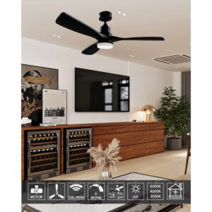Plafonski ventilator KBS 5247-1 bk+bk