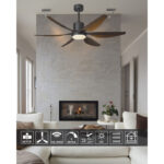 Plafonski ventilator KBS 5250-5 Black a