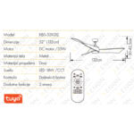 Plafonski ventilator KBS 52K012 info