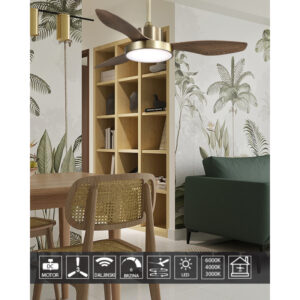 Plafonski ventilator sa svetlom KBS 5605 Antique a