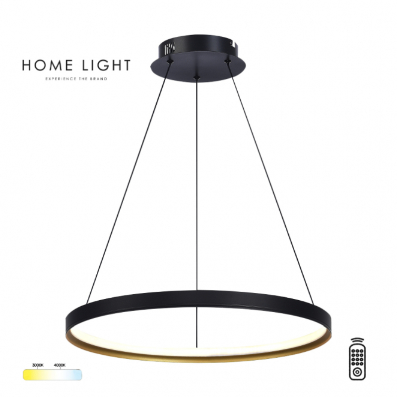 SOLEA 61 LED LUSTER 25W 3000 4000K CRNA HOME LIGHT SOLEA 61 LED LUSTER 25W 3000 4000K CRNA HOME LIGHT