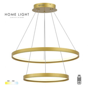 SOLEA 62 LED LUSTER 50W 3000 4000K ZLATO HOME LIGHT