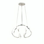 Moderan hrom LED luster 72W dimabilan