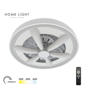 LED PLAFONJERA YL-FAN-G001 48W 2700K 4000K 6500K BELA DIMOBILNA HOME LIGHT