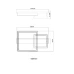 Led plafonska lampa ZARA 48047D1 Globo lighting pesak dimenzije