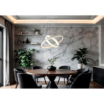 Led visilica ZARA 48046H1 Pesak Globo lighting moderno