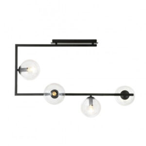 M10770-4 LUSTER CRNI 4xE27 MITEA LIGHTING