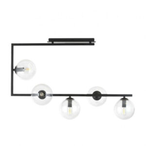 M10770-5 LUSTER CRNI 5xE27 MITEA LIGHTING