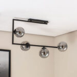 M10772-4 LUSTER CRNI 4xE27 MITEA LIGHTING a