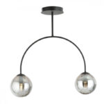 M11098-2 LUSTER CRNI 2xE27 MITEA LIGHTING