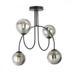 M11099-4 LUSTER CRNI 4xE27 MITEA LIGHTING