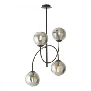 M11100-4 LUSTER CRNI 4xE27 MITEA LIGHTING