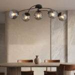 M11101-5 LUSTER CRNI 5xE27 MITEA LIGHTING Prostor