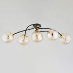 M11102-5 LUSTER CRNI 5xE27 MITEA LIGHTING a