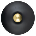 M11113-CGD LED ZIDNA LAMPA CRNO ZLATNA 3000K MITEA LIGHTING