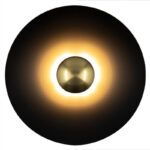 M11113-CGD LED ZIDNA LAMPA CRNO ZLATNA 3000K MITEA LIGHTING a
