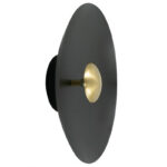 M11113-CGD LED ZIDNA LAMPA CRNO ZLATNA 3000K MITEA LIGHTING b
