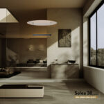 SOLEA 30 LUSTER 30W 3000K CRNA BELA HOME LIGHT Prostor