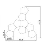 VESTA 569 LUSTER 108W 3000K CRNA BELA HOME LIGHT dimenzije 1