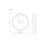 ZIDNI SAT LED SHEA 78279 GLOBO LIGHTING dimenzije