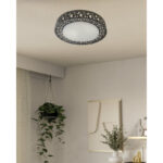 LED PLAFONJERA CRNA 24W DALJINSKI XENON LIGHT