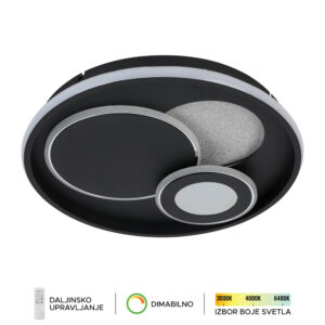 LED PLAFONSKA LAMPA F2104-24C BK FORMA