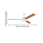 PLAFONSKI VENTILATOR SESIMBRA 35079 EGLO precnik