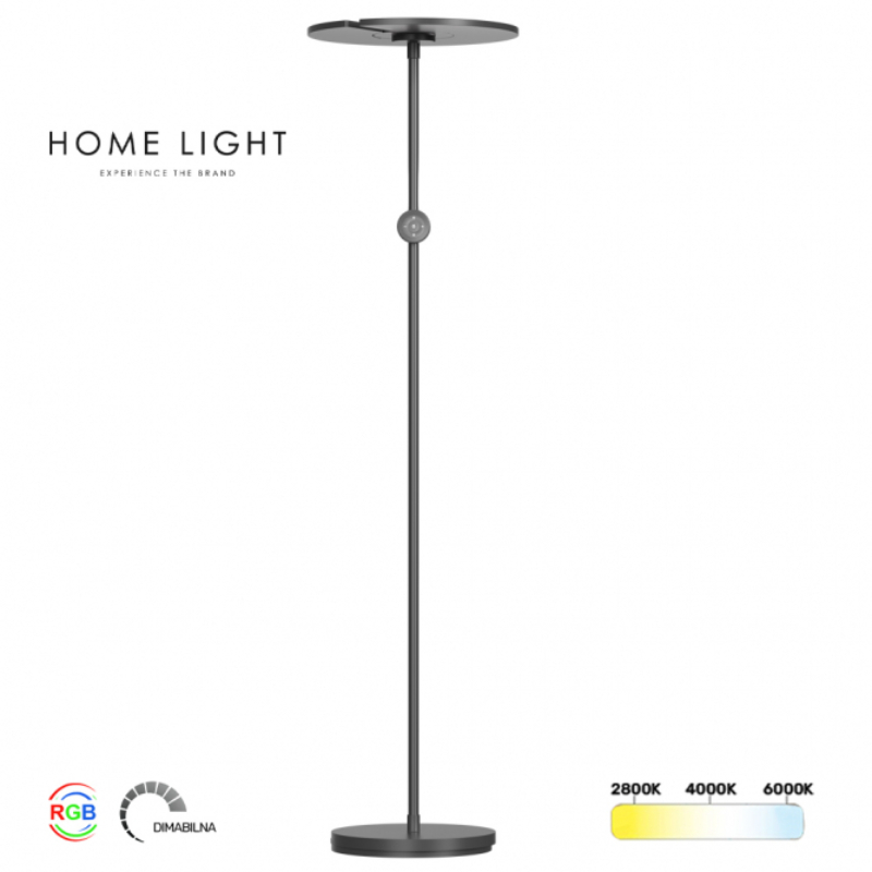 Podna lampa LT400CR 40W + 8W RGB CCT home light