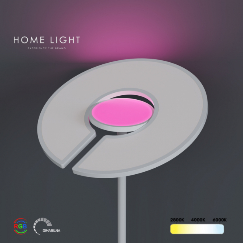 Podna lampa LT400CR 40W + 8W RGB bela CCT home light rgb