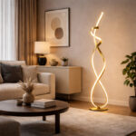 SOLEA 136 podna lampa 36W 3000K u cappuccino home light u prostoru