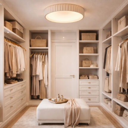 SOLEA 71 LED plafonjera 40W CCT cappuccino home light u prostoru