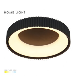 SOLEA 71 LED plafonjera 40W CCT crna home light