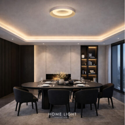 SOLEA 72 LED plafonjera 24W CCT bela u prostoru