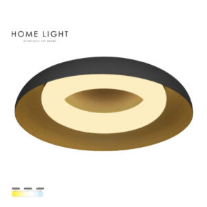 SOLEA 72 LED plafonjera 24W CCT crna home light