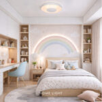 SOLEA 76 plafonska svetiljka 20W CCT u cappuccino home light u prostoru