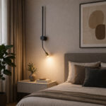 Solea 98 zidna lampa 4w 3000k crna home light prostor