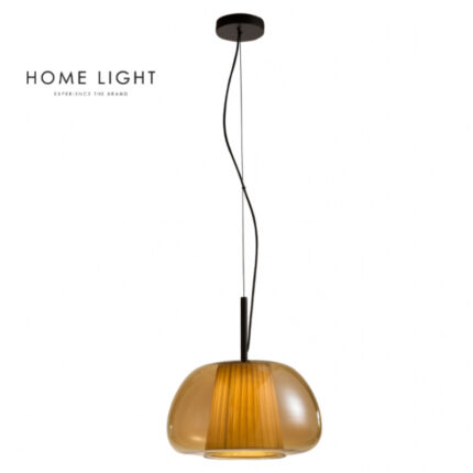 Talia 97 luster 1e27 amber crna home light