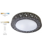 LED PLAFONJERA CRNA 24W DALJINSKI XENON LIGHT moderna