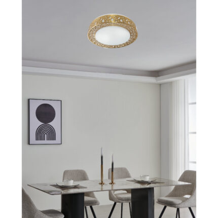 LED PLAFONJERA ZLATNA 18W DALJINSKI XENON LIGHT moderna